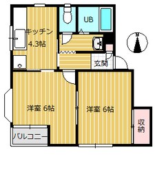 レピュート金山新の物件間取画像